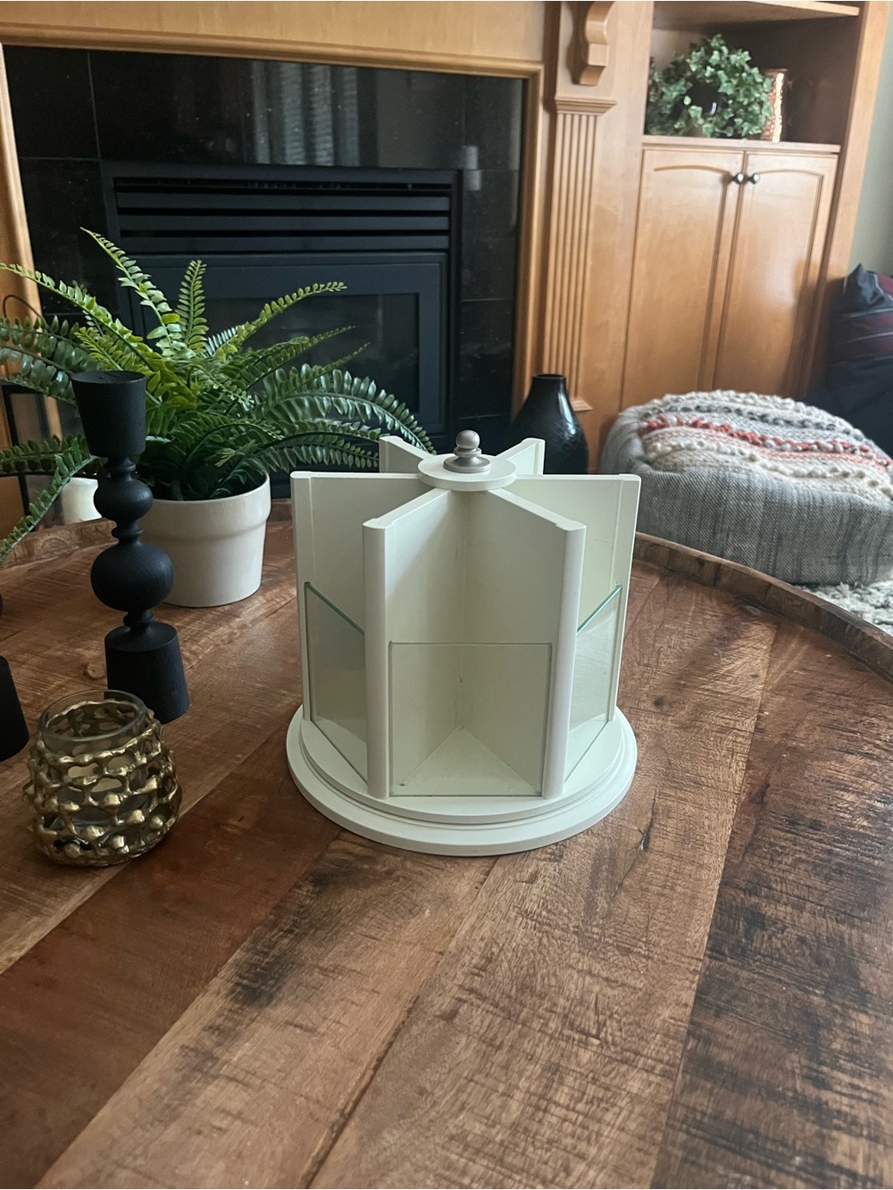 Pottery Barn Bedford Lazy Susan Desk Organizer